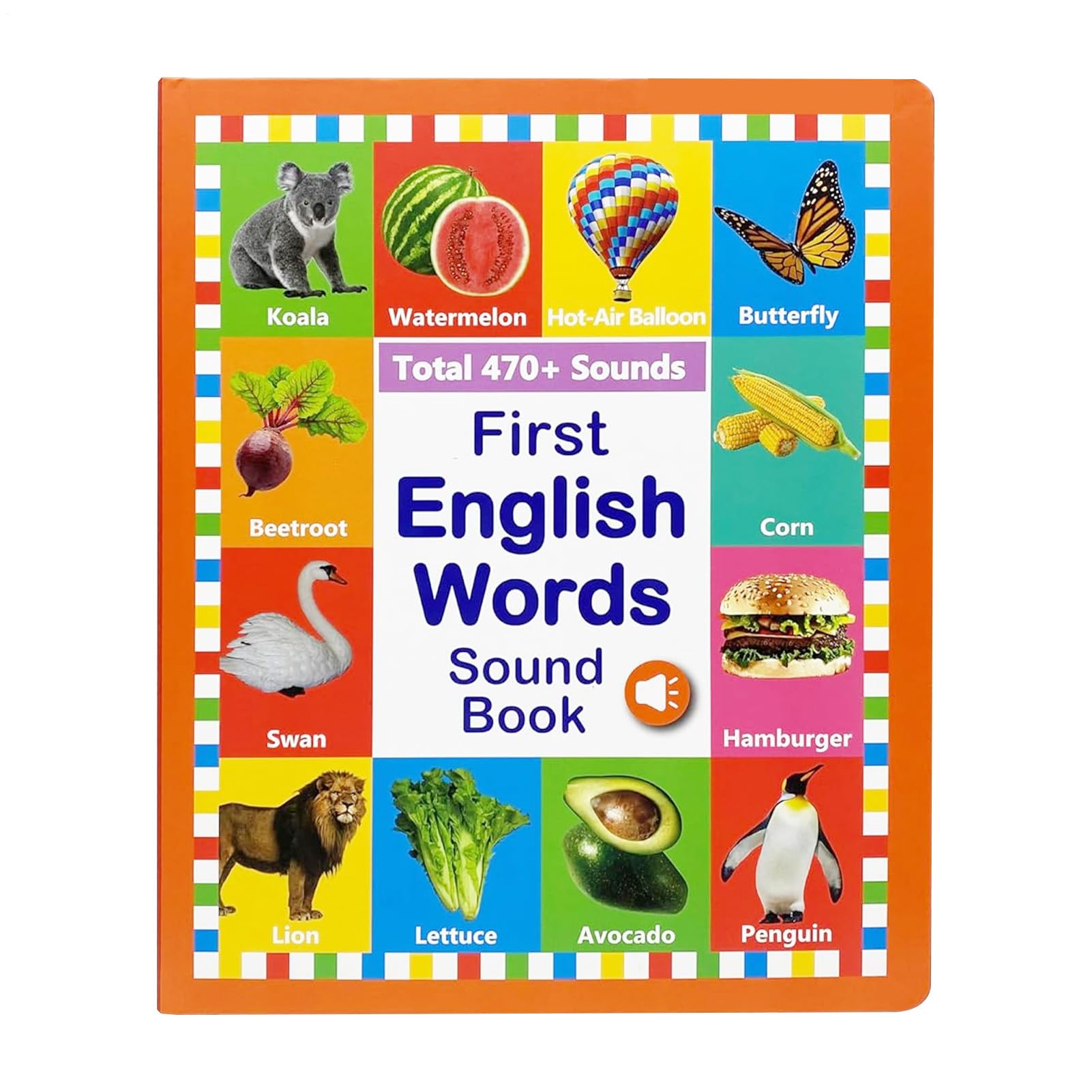 Libro de Palabras Inglés Juguete Interactivo Educativo Cautivador