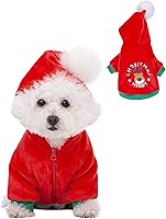 Vista 10 de Sudaderas con Capucha Moradas para Perros Cachorros Pequeños y Medianos, Sudadera con Capucha de Navidad con Bolsillo, Sudadera con Capucha