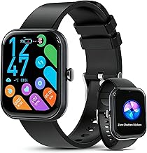 Smartwatch Damen Herren AI Übersetzer & Sprachassistent, 1.95" Touchscreen Fitness Tracker, Bluetooth Anrufe, Herzfrequenz & SpO2, Schlafmonitor, IP68 wasserdicht Sportuhr 15 Tage Akku