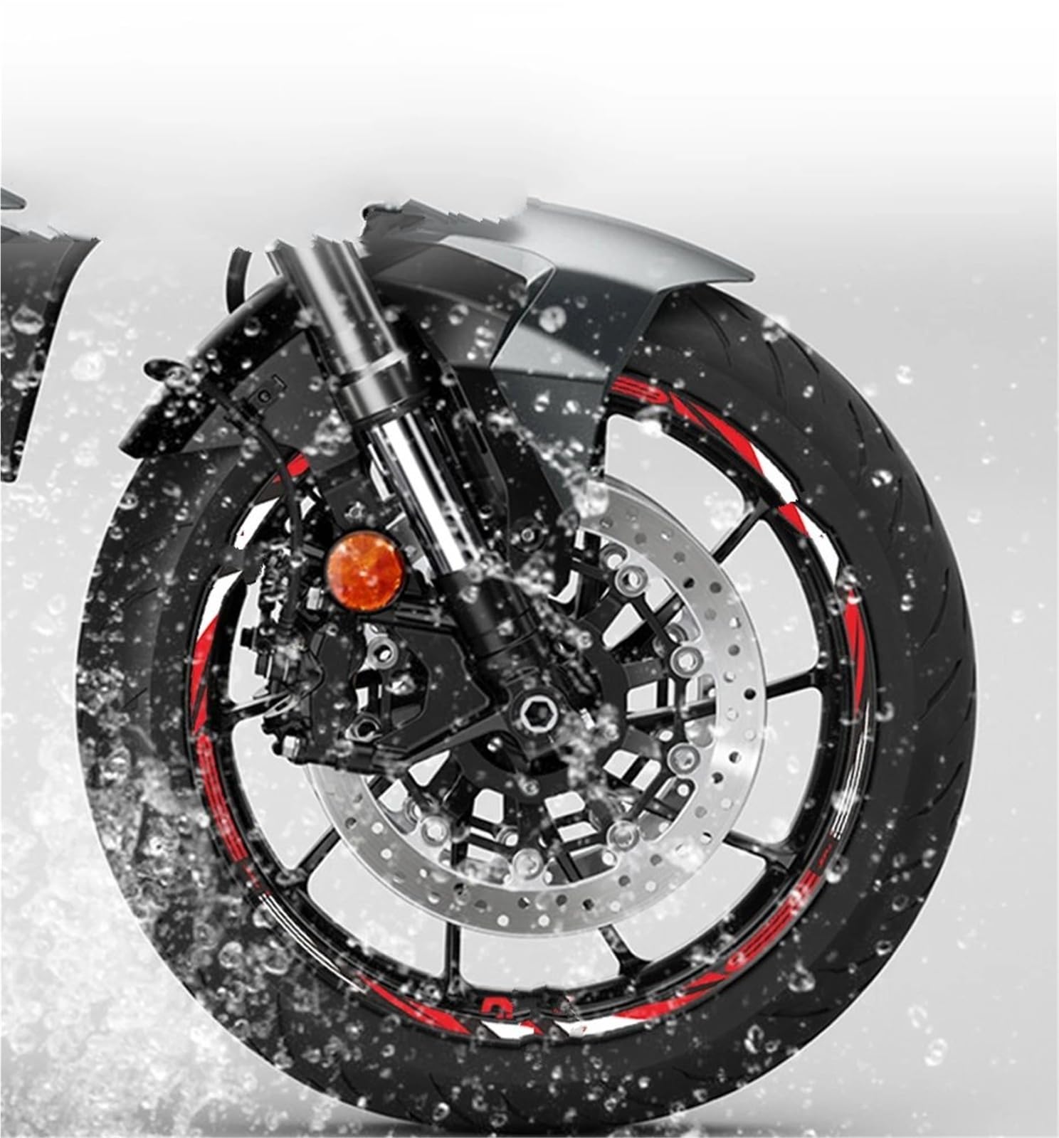 Adhesivo para Rueda Motocicleta Cinta Franja Llanta 17 Pulgadas para NT1100 NT 1100 2022-2023(Set Meal 5)