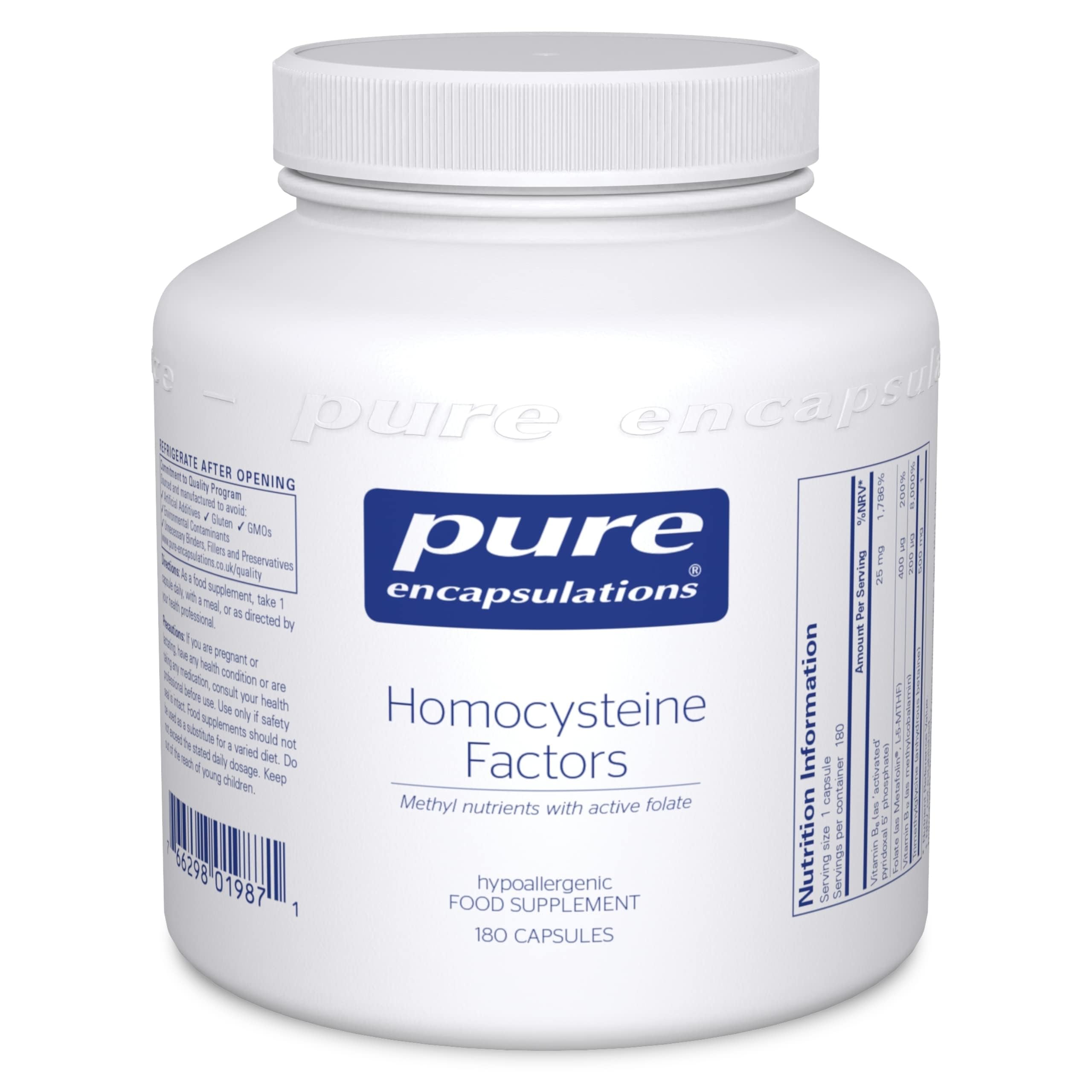 Pure Encapsulations Homocysteine Factors, 180 Capsules