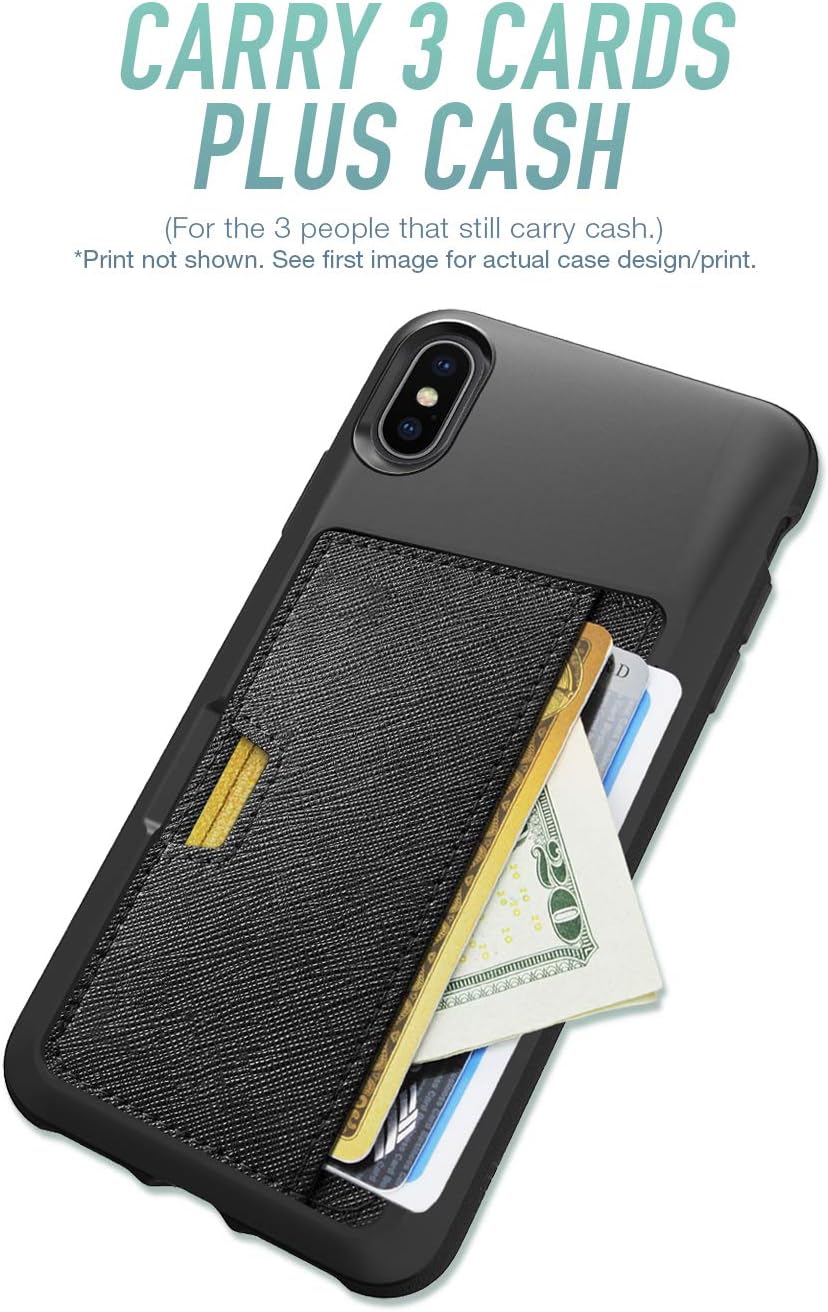 Smartish - Army Green - iPhone Xs Max Wallet Case - Wallet Slayer Vol. 2 [Slim + Protective] Credit Card Holder with Kickstand - Drop Tested Hidden Card Slot Compatible with Apple iPhone Xs Max