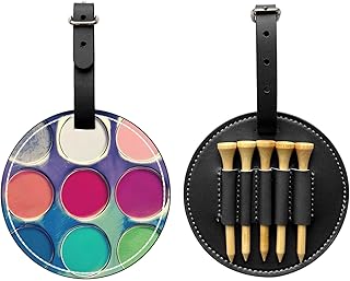 WBQLSL Bolsa de almacenamiento redonda de colores para camisetas de golf, diseño ligero para almacenamiento rápido de camisetas de golf