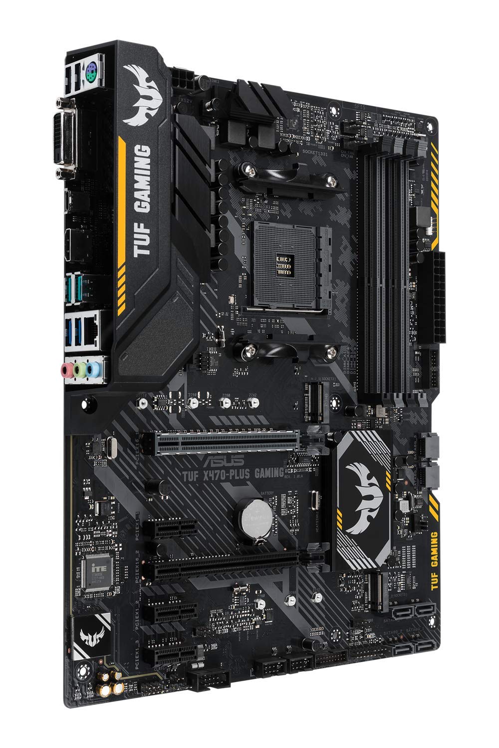 Asus X470-Plus DDR4 HDMI DVI M.2 ATX AM4 Gaming Anakart : Amazon