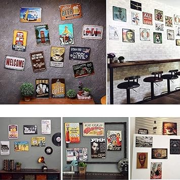 Metal Sign - Pin Up Girl Sexy Hot Woman Car Nice Asster Tin Sign Wall Art Decor Plaque Home Bar Pub Club Cafe Man Cave Bathroom 8x12 Inches