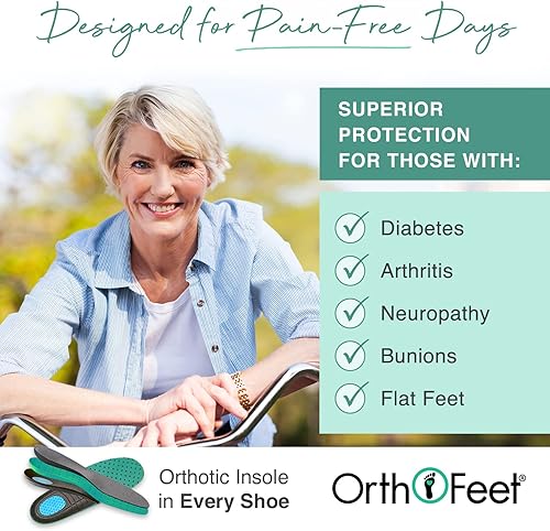 Miniatura 4 de Orthofeet - Alivio probado del dolor de pies y del talón. Anchos extendidos. Mejores zapatos ortopédicos para mujeres diabéticas o con juanetes,