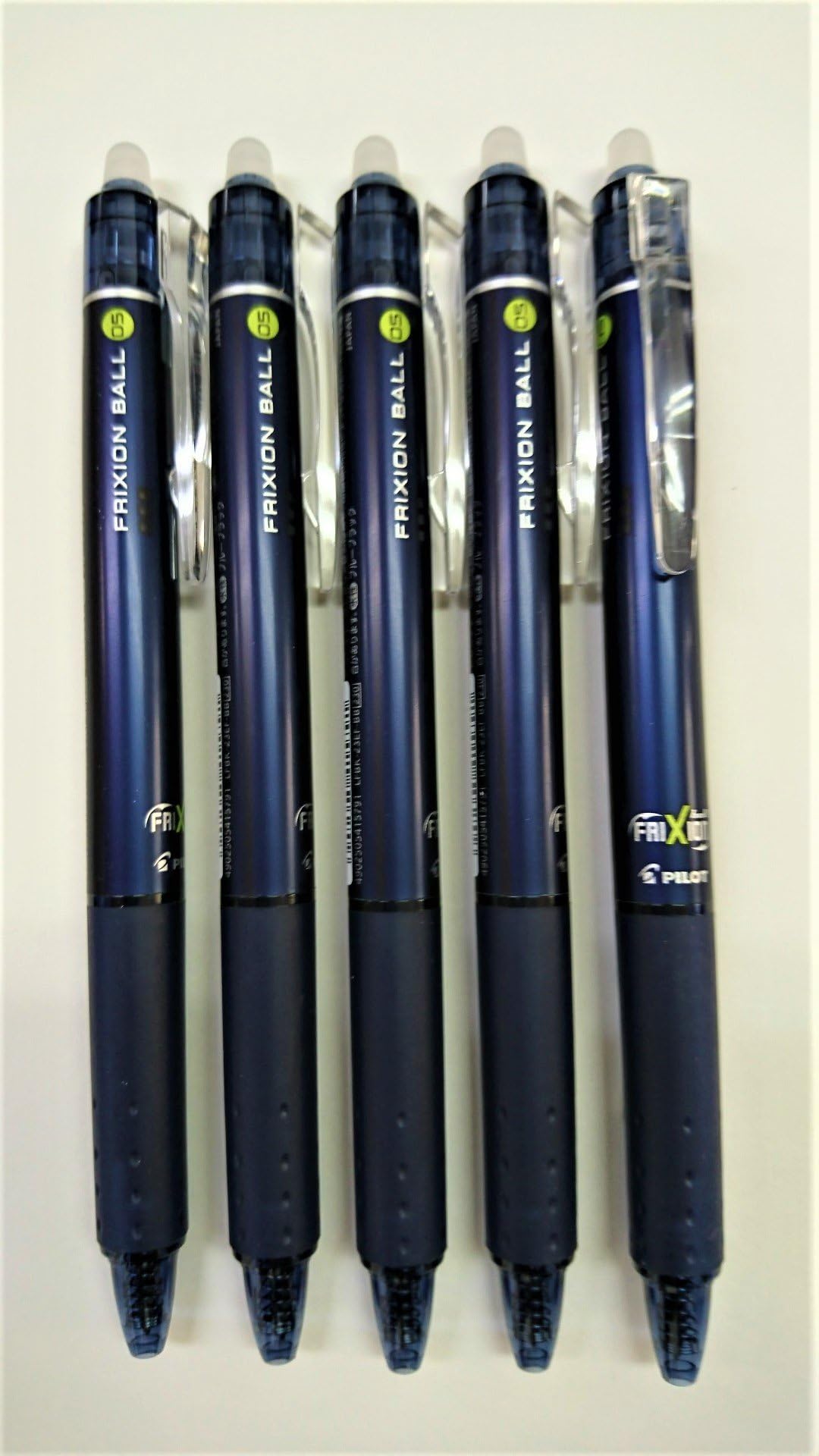 Pilot FriXion Ball Knock Retractable Erasable Gel Ink Pens