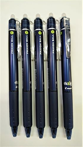 Pilot FriXion Bolígrafos de tinta de gel retráctiles, punta extrafina de 0.020in, tinta azul y negro, paquete de 5 disponible en Yaxa Colombia