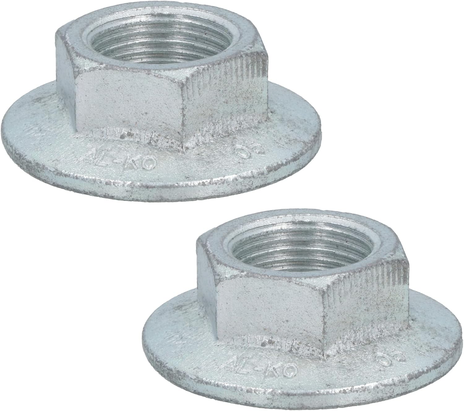 2 Alko Axle Axles Trailer Brake Drum Hub Nut One Shot 27mm x 2.0mm M27