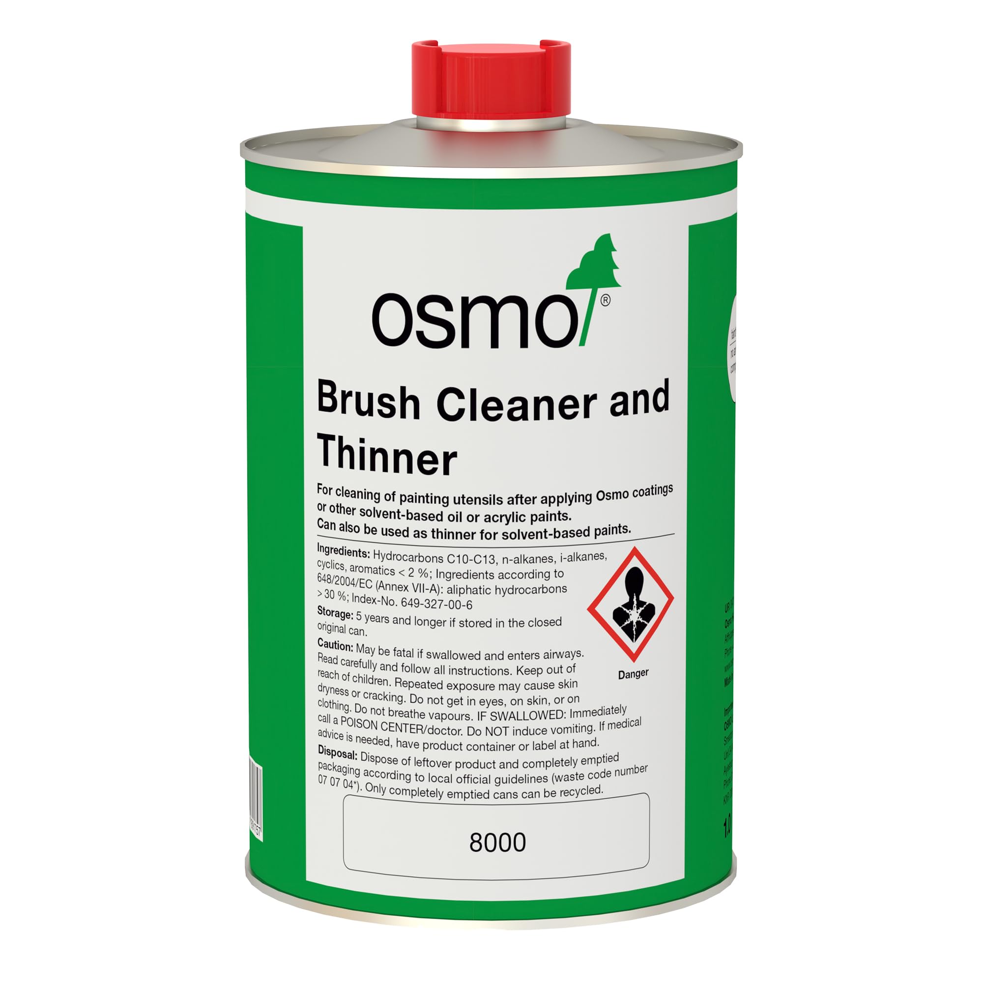 Osmo Brush Cleaner and Thinner (8000) 1L
