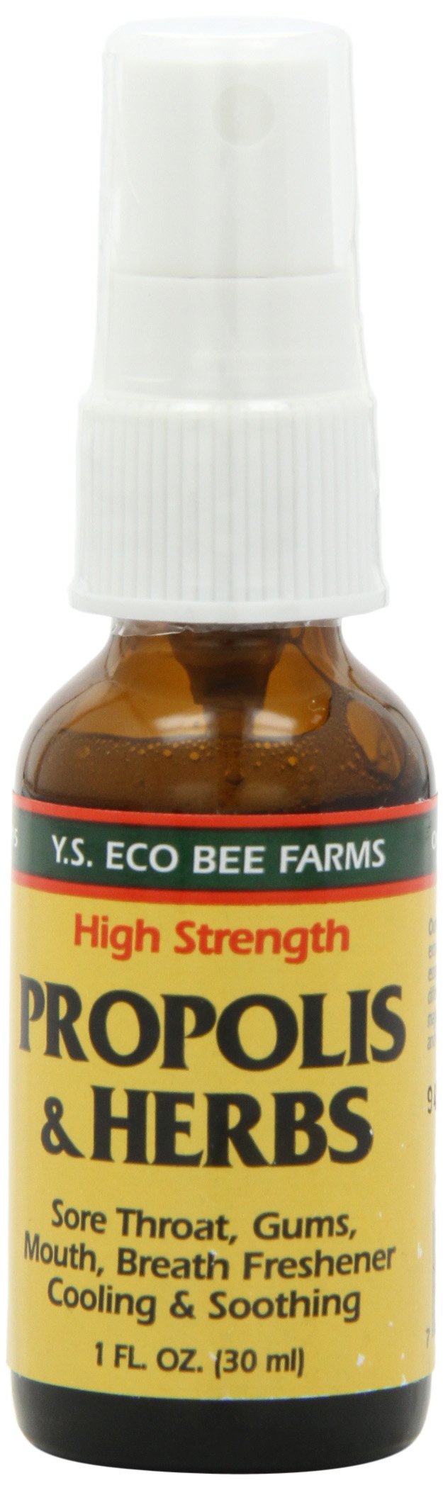 YS Eco Bee FarmsPropolis & Herbs Throat Spray 1 oz Spray