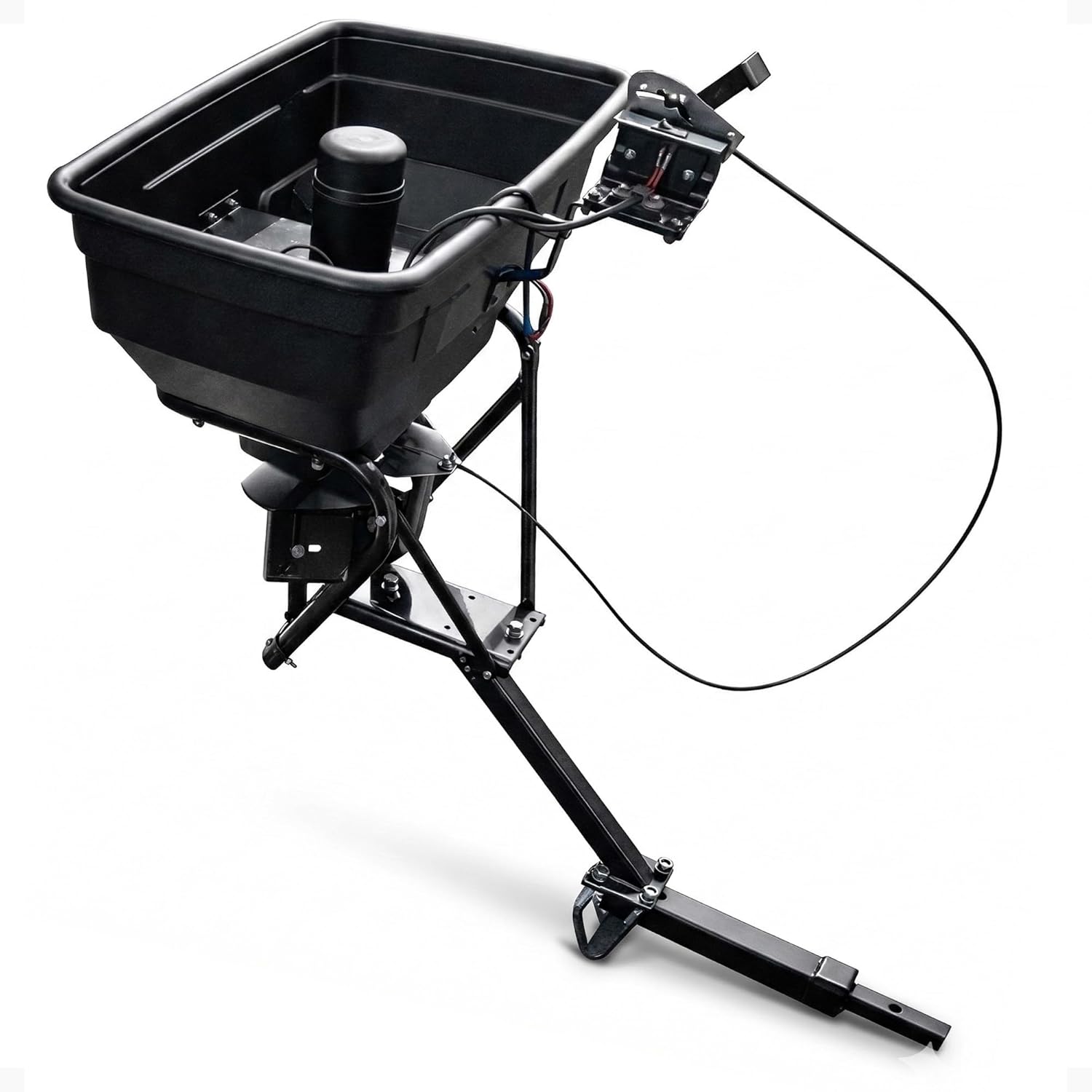 Esparcidor de semillas y fertilizante Field Tuff 125 lb negro miniatura 1