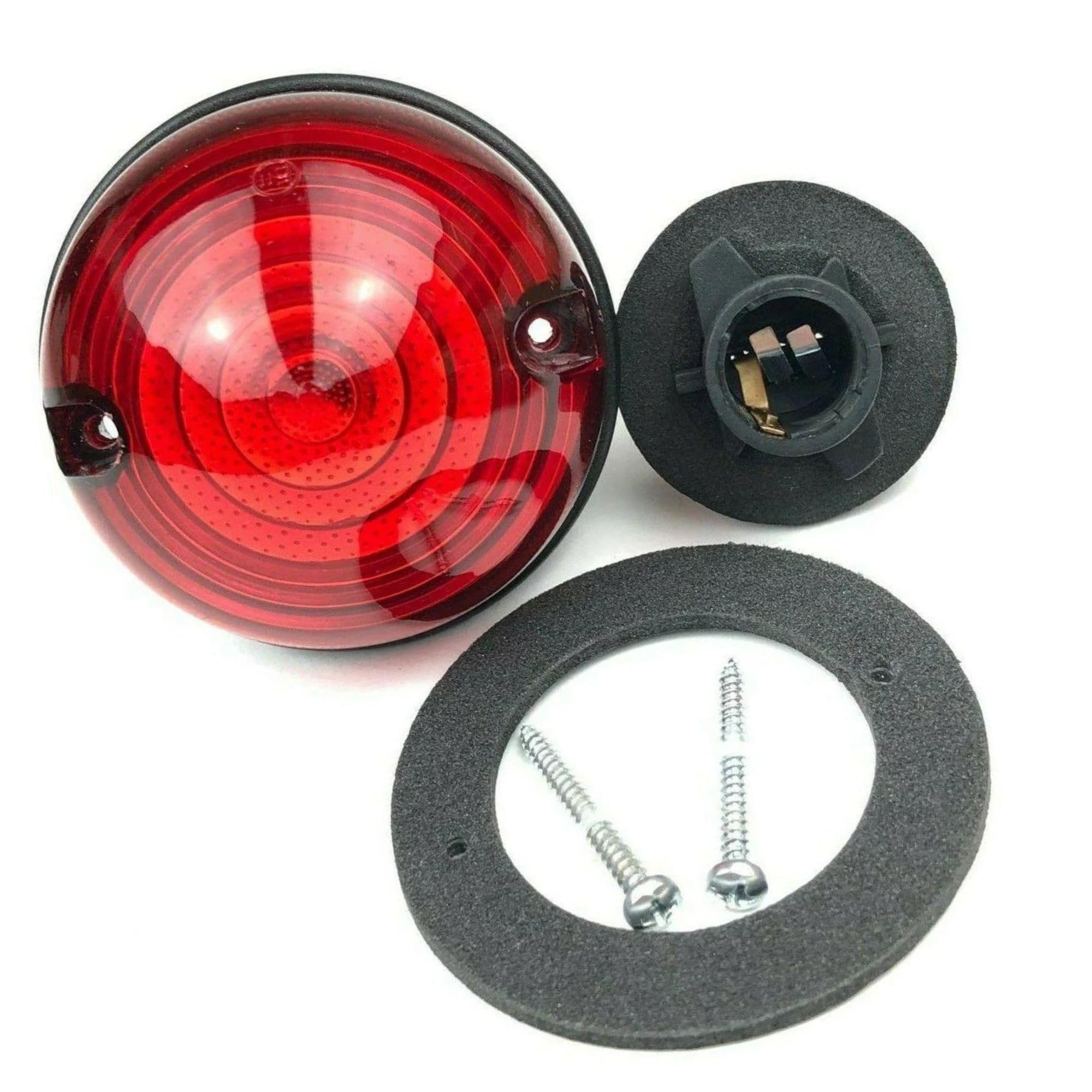 Lampada posteriore di freno compatibile con Land Rover Defender 90 110 130 (1994+) Telaio Nº MA940005+ - OEM AMR6516 XFD100100 - Lente rossa