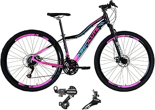 Bicicleta aro 29 Absolute Hera Feminina Alumínio 21 Marchas Câmbios Shimano Freio a Disco