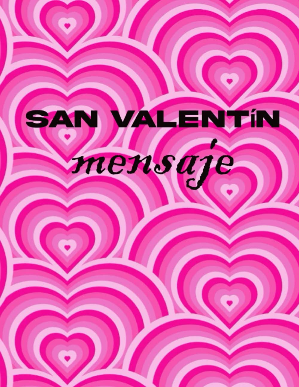 Mensaje de amor: libreta romantica 8.5x11 pulgadas -120 paginas 360 cajas vacias para escribir tus mensajes de mujer para cumpleaños San Valentin