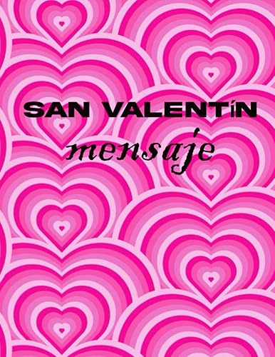 Mensaje de amor libreta romantica 8.5x11 pulgadas -120 paginas 360 cajas vacias para escribir tus mensajes de mujer para cumpleaños San Valentin