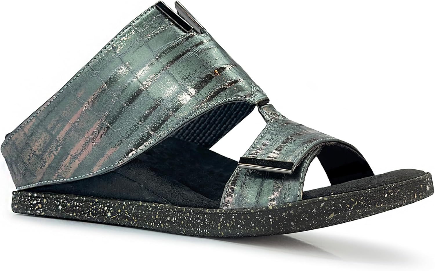 Modzori Kleo Women's Low Wedge Reversible Slide Sandal - Image 5