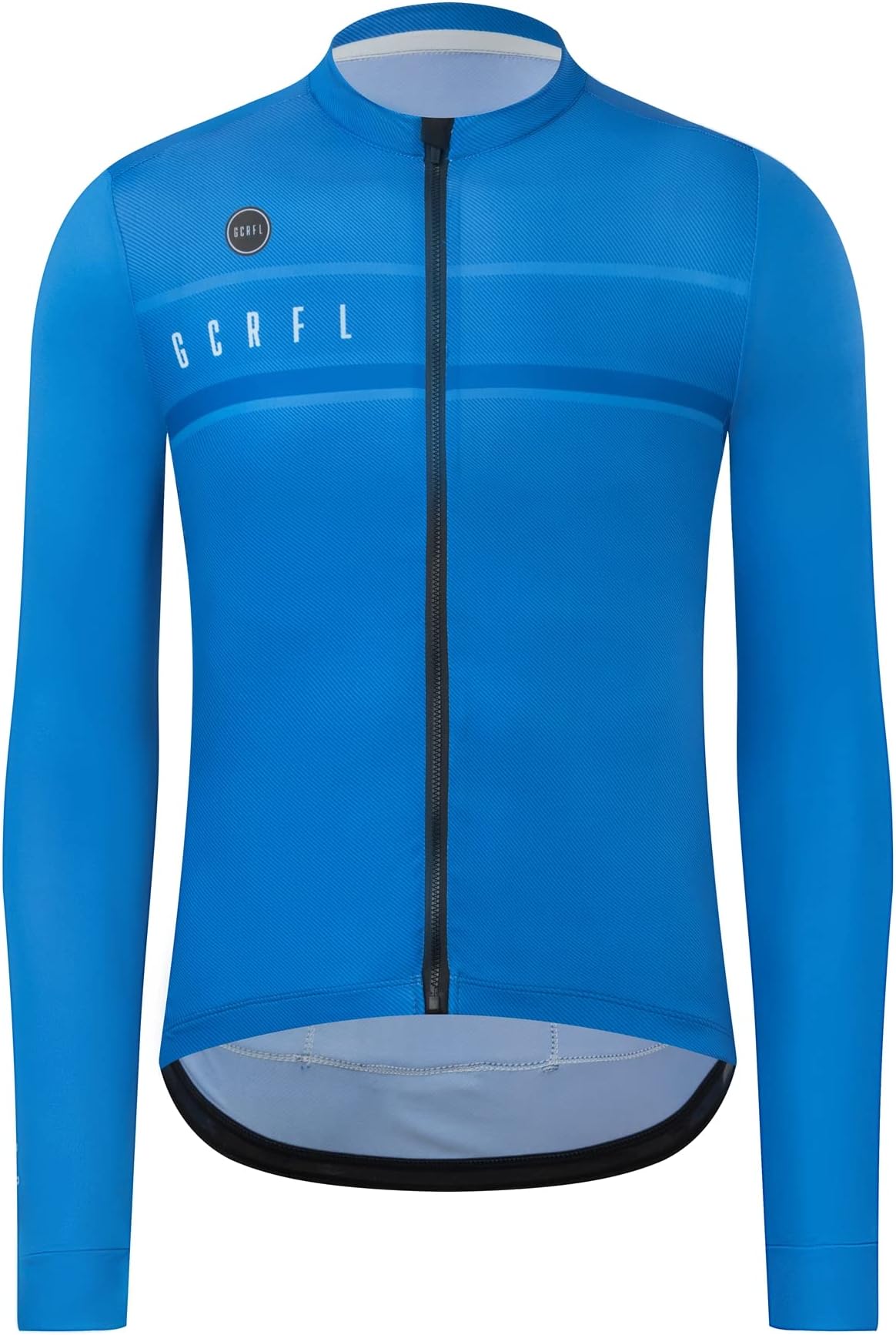 GCRFL Men's Cycling Jersey Long Sleeves Road Bike Jersey Shirt Cycling Tops, Zipper Pocket Lightweight PRO Race Fit UPF 50+