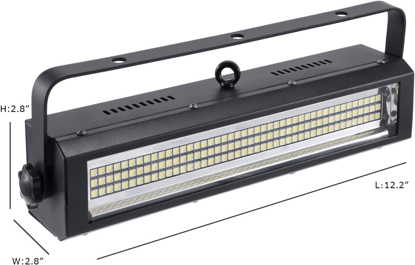 MFL. S100 132-LED Strobe Lights White bright Stage Lighting Strobe Blinder and Wash Light DJ Disco Lights Sound Activated Modes DMX control All in One for Party Stage Live Concert