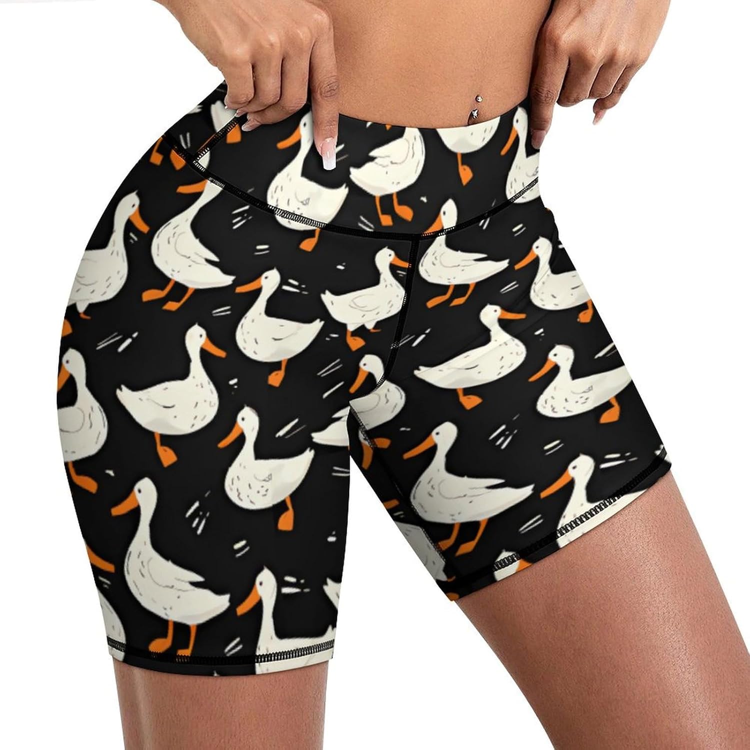 Women’s Biker Shorts High Waist Yoga Shorts for Athletic Workout Sports Running Volleyball Gym Size S-2XL