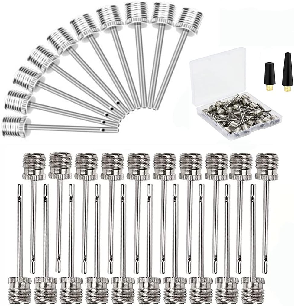 Dlingear 30+2 PCS Ball Pump Inflation Needle，Air Inflate