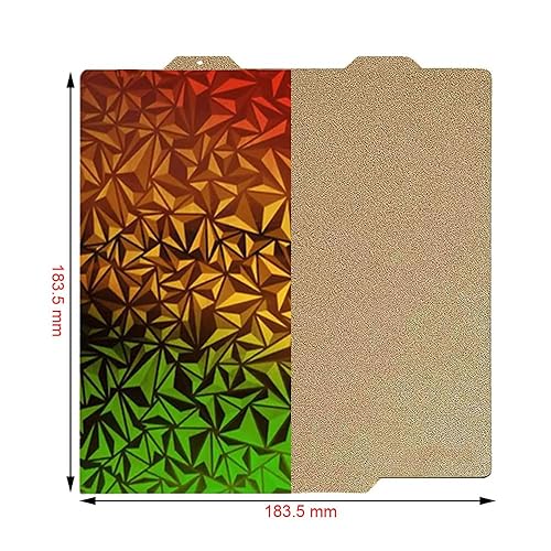 Miniatura 53 de PEI PEO Hoja de 330X330MM Placa de construcción de cama calefactada de acero con resorte Plataforma flexible de un lado texturizado un lado tablero