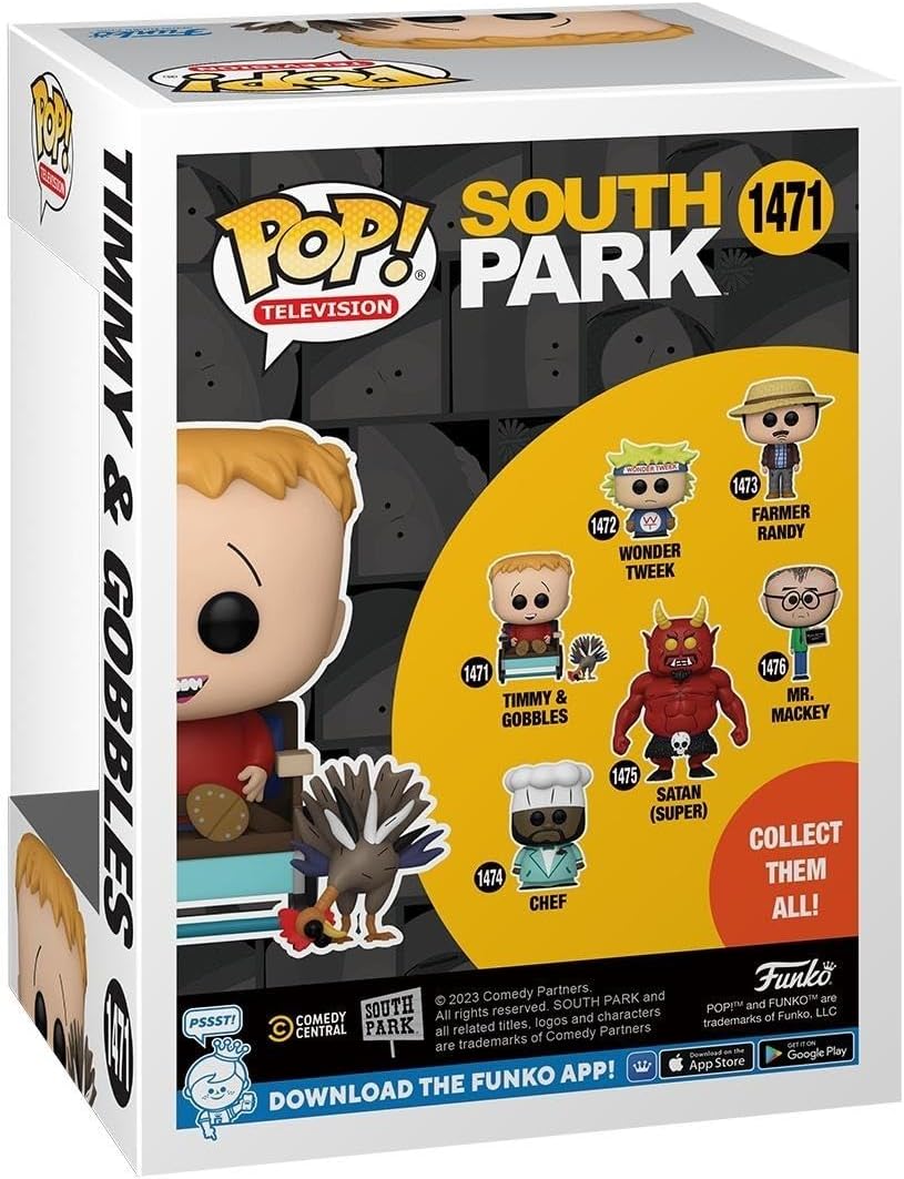 Funko POP! & Buddy: South Park - Timmy Burch & Gobbles - Collectable Vinyl Figure - Gift Idea - Official Merchandise - for Kids & Adults - Cartoons Fans - Model Figure for Collectors and Display