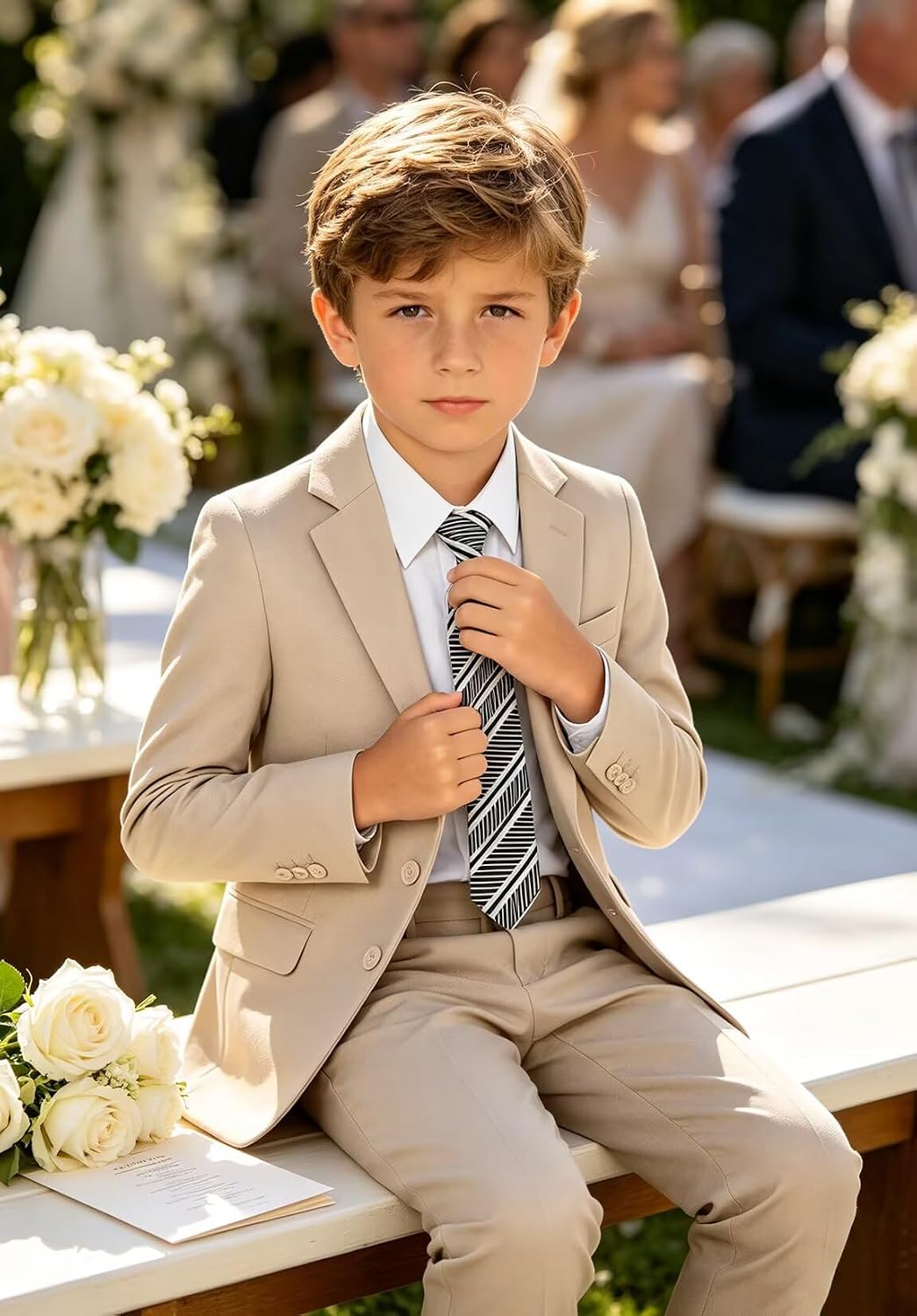 Kids Suits for Boys Summer Dress Clothes Toddler Boy Tuxedo Wedding Outfit