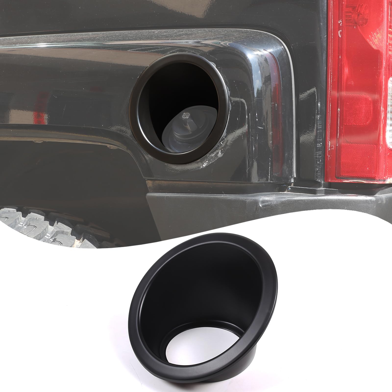 Couvercle réservoir Hummer H3 2005-2009 cadre décoratif ABS noir