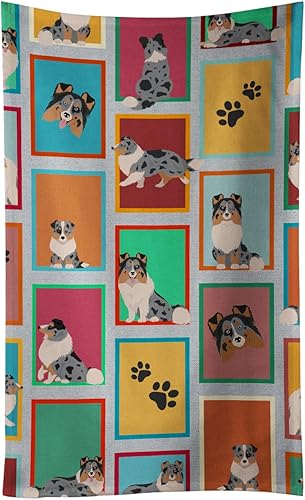 Miniatura 73 de Caroline's Treasures MLM1101KTWL - Lotes de color rojo y blanco Pembroke Corgi toalla de cocina Pembroke Paños de cocina toalla de mano toalla