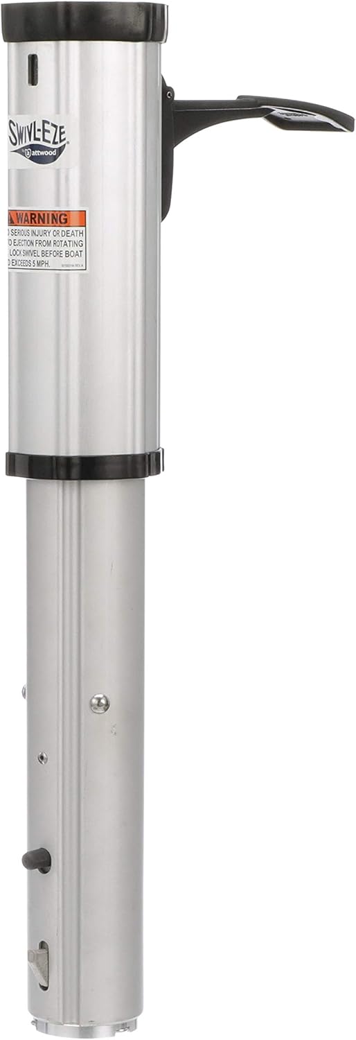 Attwood 238522-4 238 Series Pedestal, Adjustable Height from 19 ½ to 23 Inches, Meets ABYC Code AO Standards