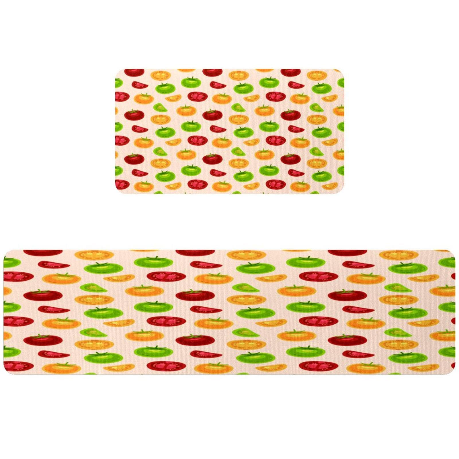 Tapete para cocina de 2 piezas ideal para el pasillo y el suelo del cuarto de lavado