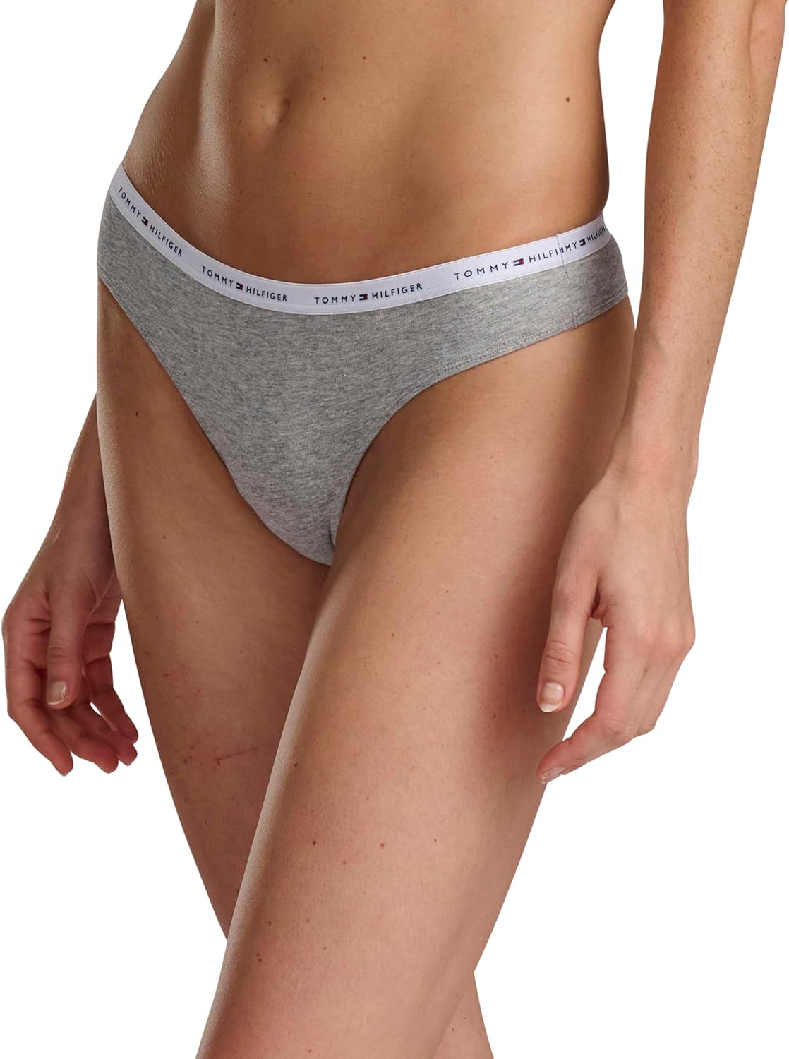Tommy Hilfiger womens 5-pack Classic Cotton Logo Thong - Image 5