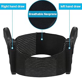 Accmor Belly Band Holster for Concealed Carry, Elastic Breathable Waistband Gun Holsters for Women Men, Comfortable Fits up to 55 Belly, Right and Left Hand Draw