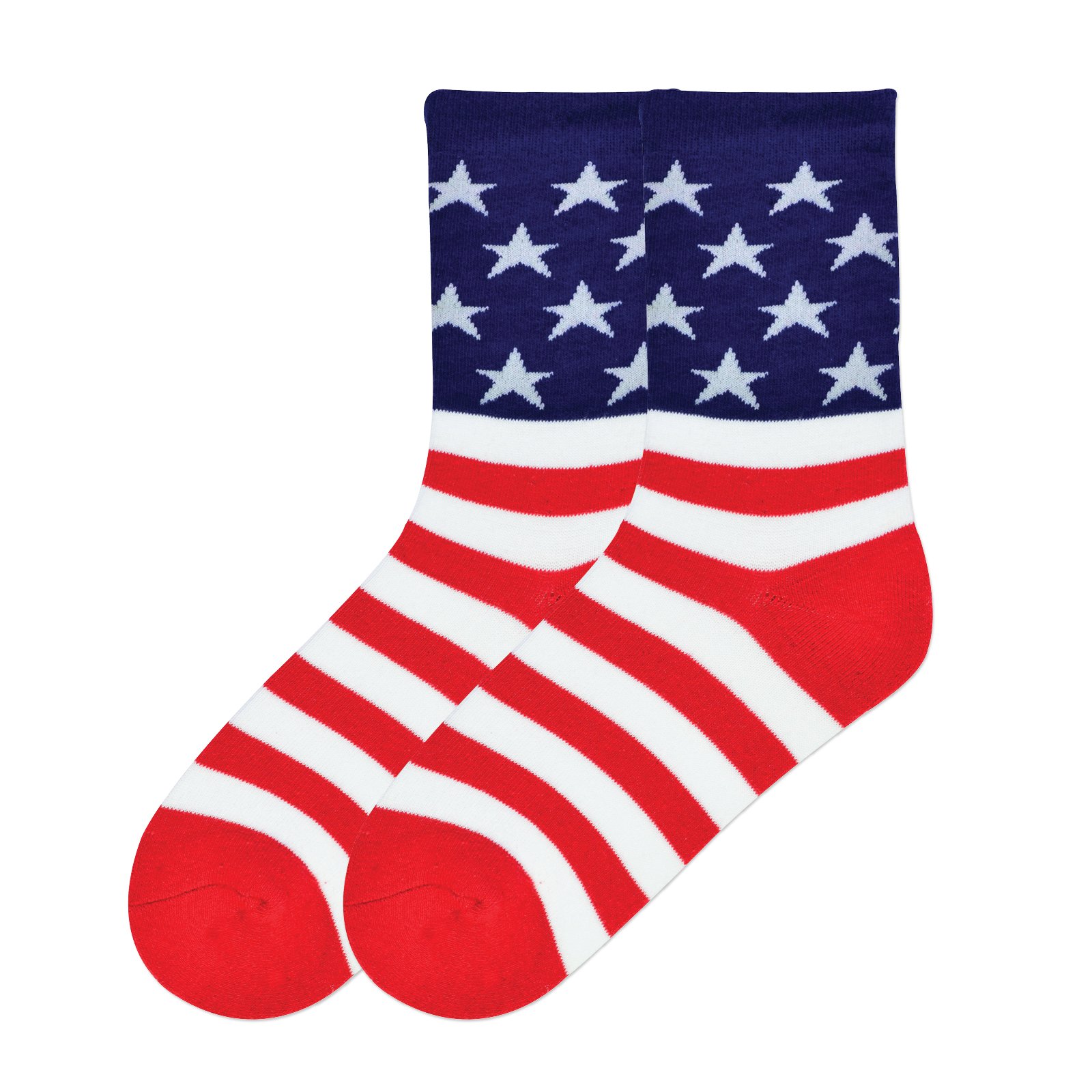 K. Bell Women's Fun American Classics Crew Socks (1-Pack)