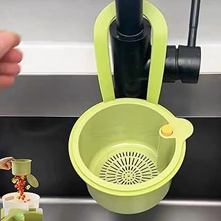 yanxiao Sink Strainer Basket - Multifunction Hanging Sink Colander Drain Basket, Upgrade Quick Draining Kitchen Tool with ...