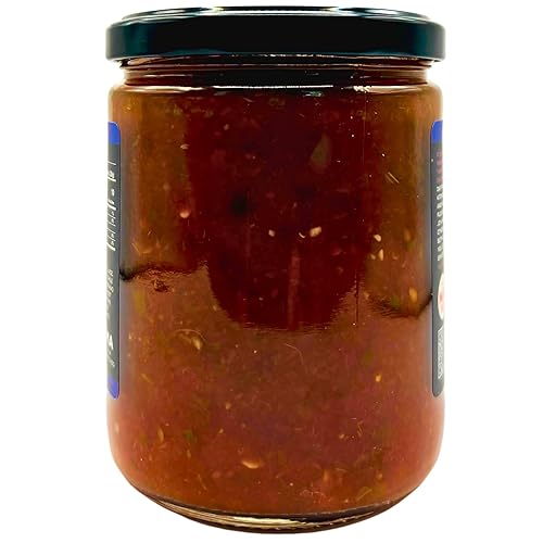 Miniatura 5 de Sixth Day Snacks Carolina Reaper XXX - Salsa caliente (16 onzas), sin gluten, ingredientes frescos, vegana y baja en sodio