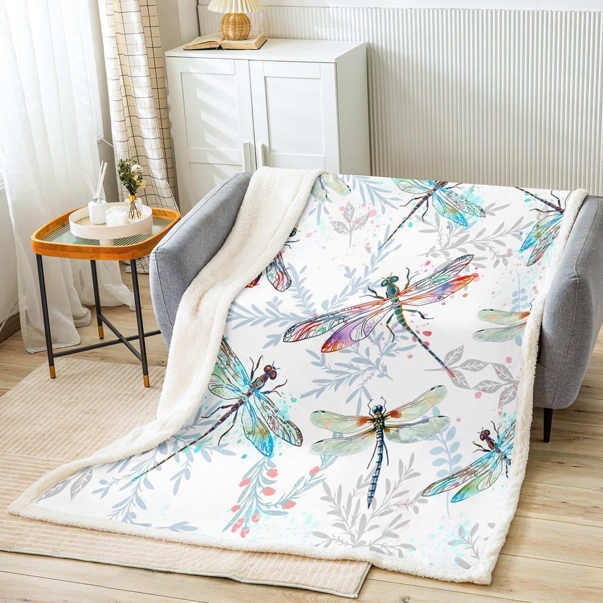 Equipment Trucks Sherpa Blanket Kids Boys Excavators Fleece Throw Blanket for Bed Sofa Couch Children Green Vehicle Plush Blanket Soft Construction Tractor Decor Fuzzy Blanket Twin 60"x80"