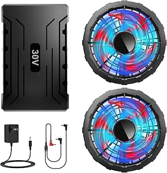 Amazon.co.jp: 空調作業服 ファンバッテリーセット【30V超高出力