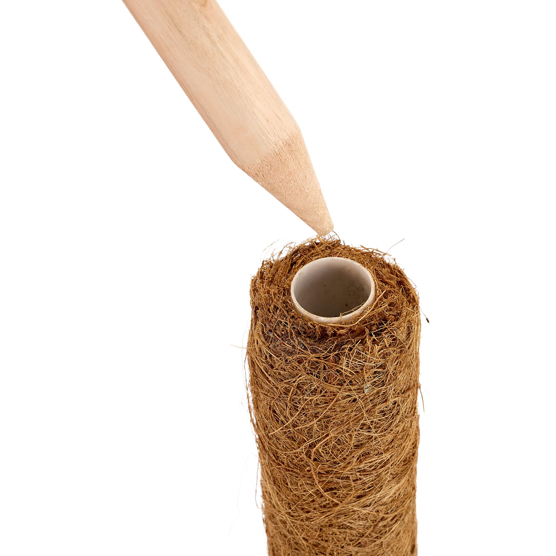 La cordeline Lot 10 Tuteurs Plante Grimpante 120 cm, Support Coco Naturel, Extension tuteur pour Monstera, Jardin, Plante Maison, Marron