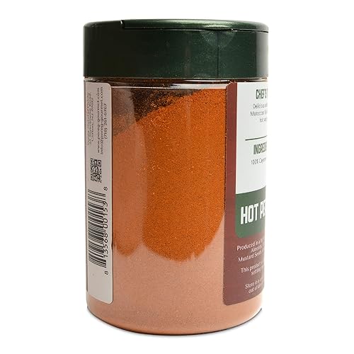Miniatura 3 de Pereg Pimienta de cayena en polvo (4.25 onzas)  Condimento picante de chile rojo  Copos de chile picante molidos  Sin OMG, sin gluten, todo natural,