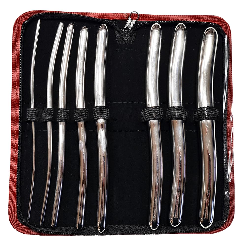 Rouge Garments Acier Inoxydable Hegar Dilatateur Set 8 Pièces