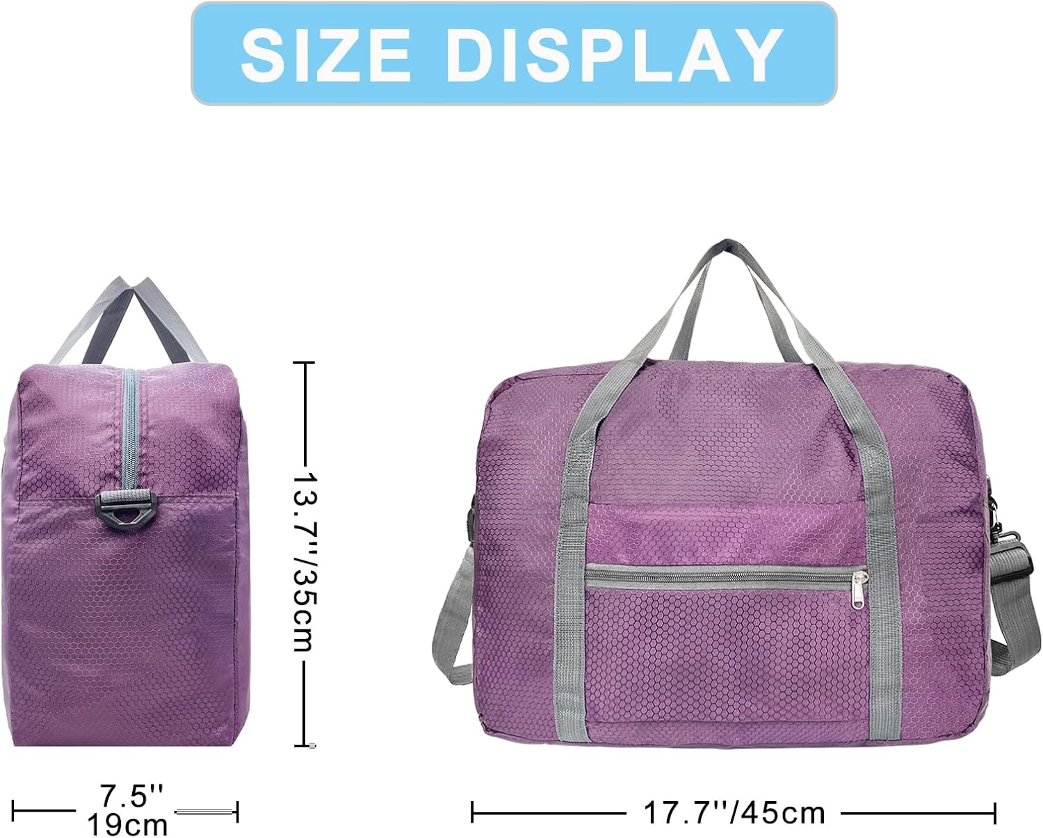 For Spirit Airlines Personal Item Bag 18x14x8 Foldable Carry on Bags for Airplanes Travel Duffel Bags for Women and Men - Image 4