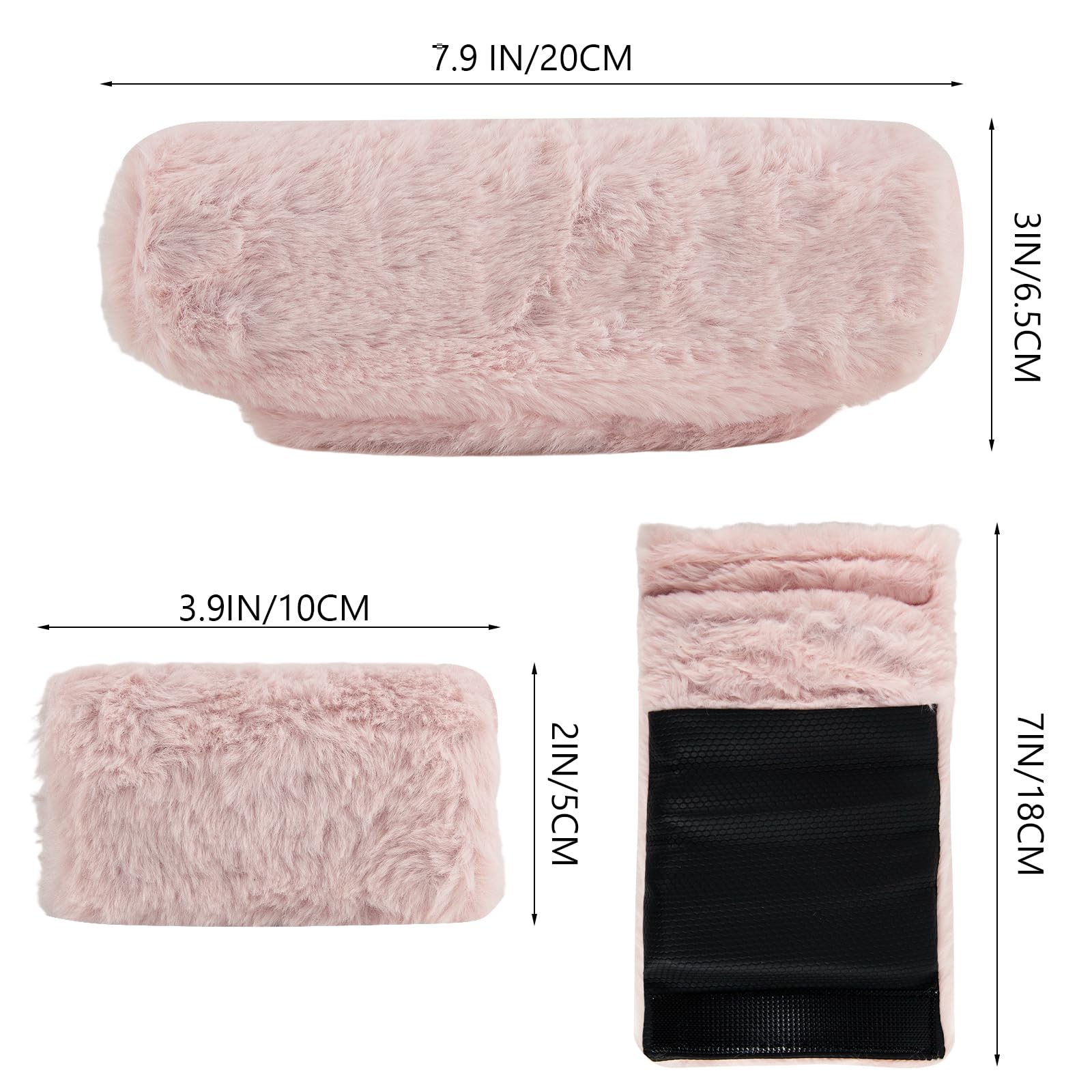 Almohadillas universales para muletas para axilas y empuñaduras, cojín para muletas, axilas, esponjosas, accesorios para axilas y mangos (rosa)