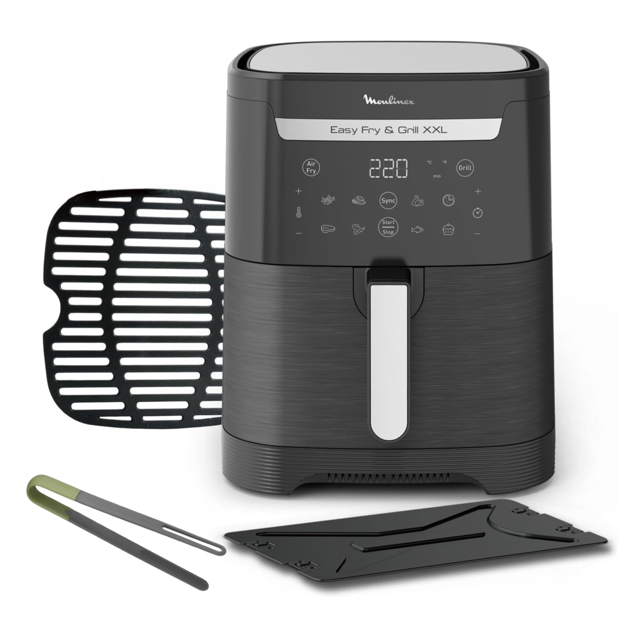 Moulinex Easy Fry & Grill XXL, Freidora de aire, Capacidad 6,5 L, 8 Programas Automáticos EZ801810ES