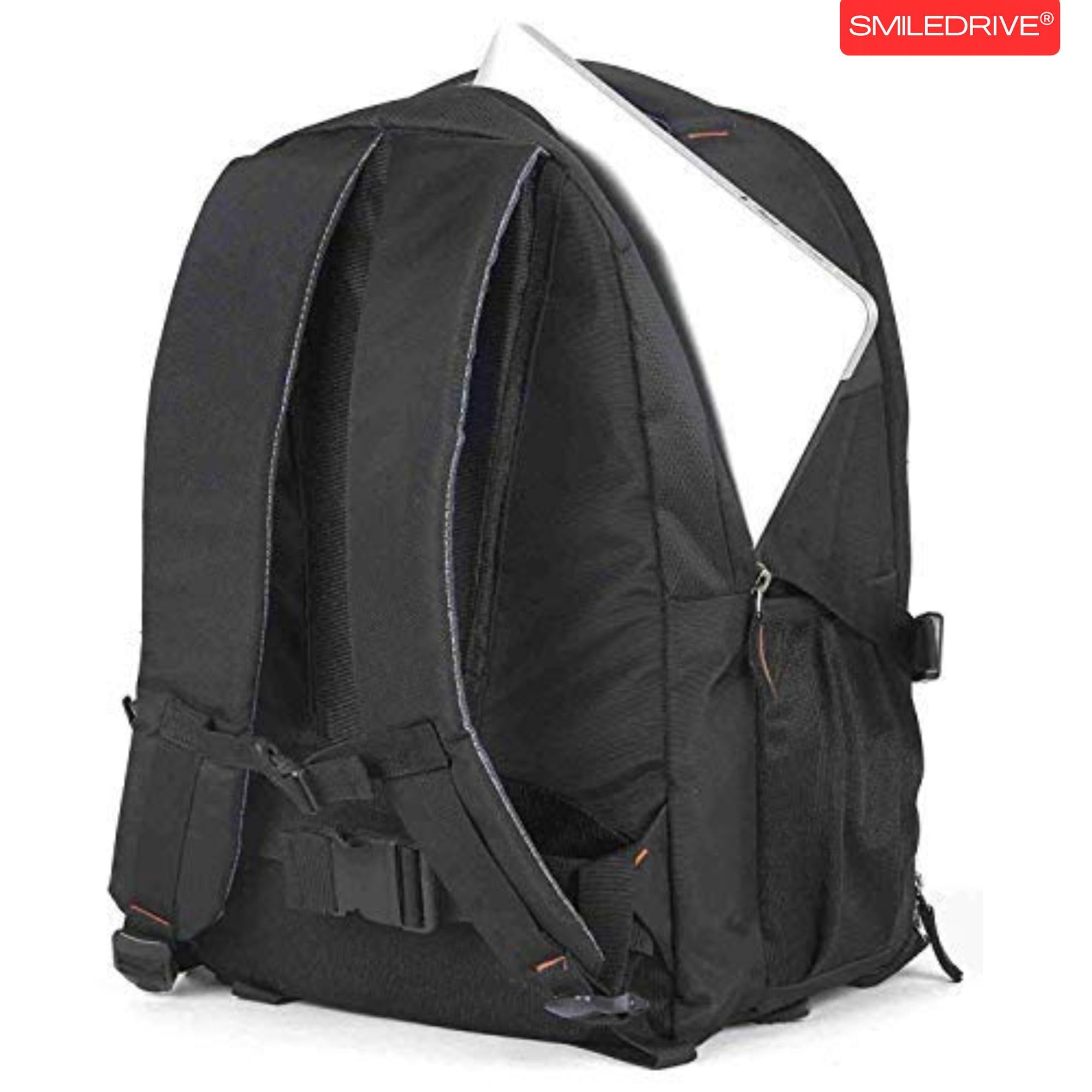 SMILEDRIVE® Waterproof Dslr Standard Backpack Camera Bag, Lens Accessories Carry Case For All Dslr Cameras (Black) 1