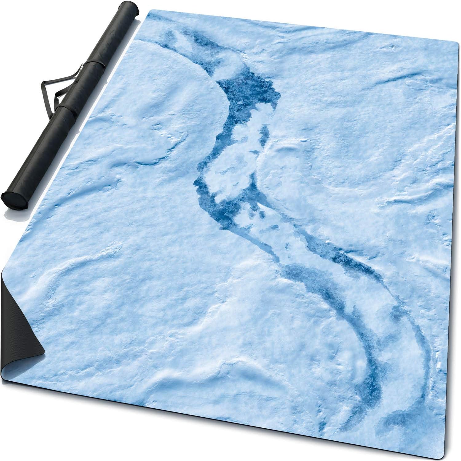 Warzone Studio 6’ x 4’ Mouse Pad Rubber Battle Mat: Iced Earth + Bag