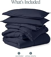 Vista 281 de Bare Home Comforter Set - King/California King Size - Ultra-Soft - Goose Down Alternative - Premium 1800 Series - All Season Warmth