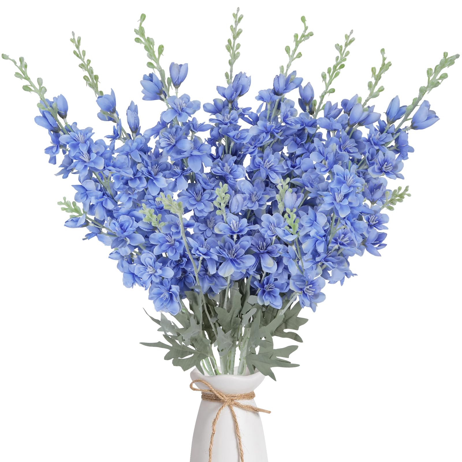 Amazon.com: 8PCS Blue Delphinium Artificial Flowers 34.6'' Long