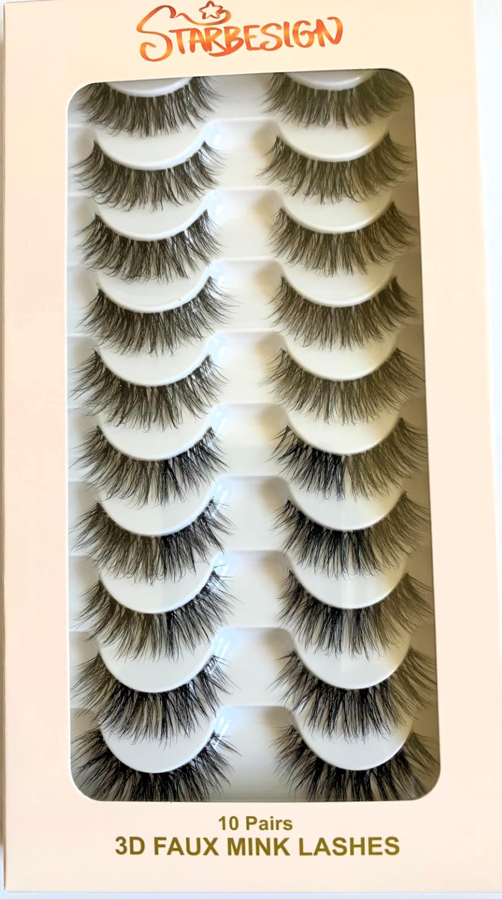 Starbesign Lashes Faux Mink 10 Pairs (Everyday 210)